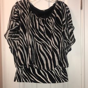 Zebra print top! 🦓